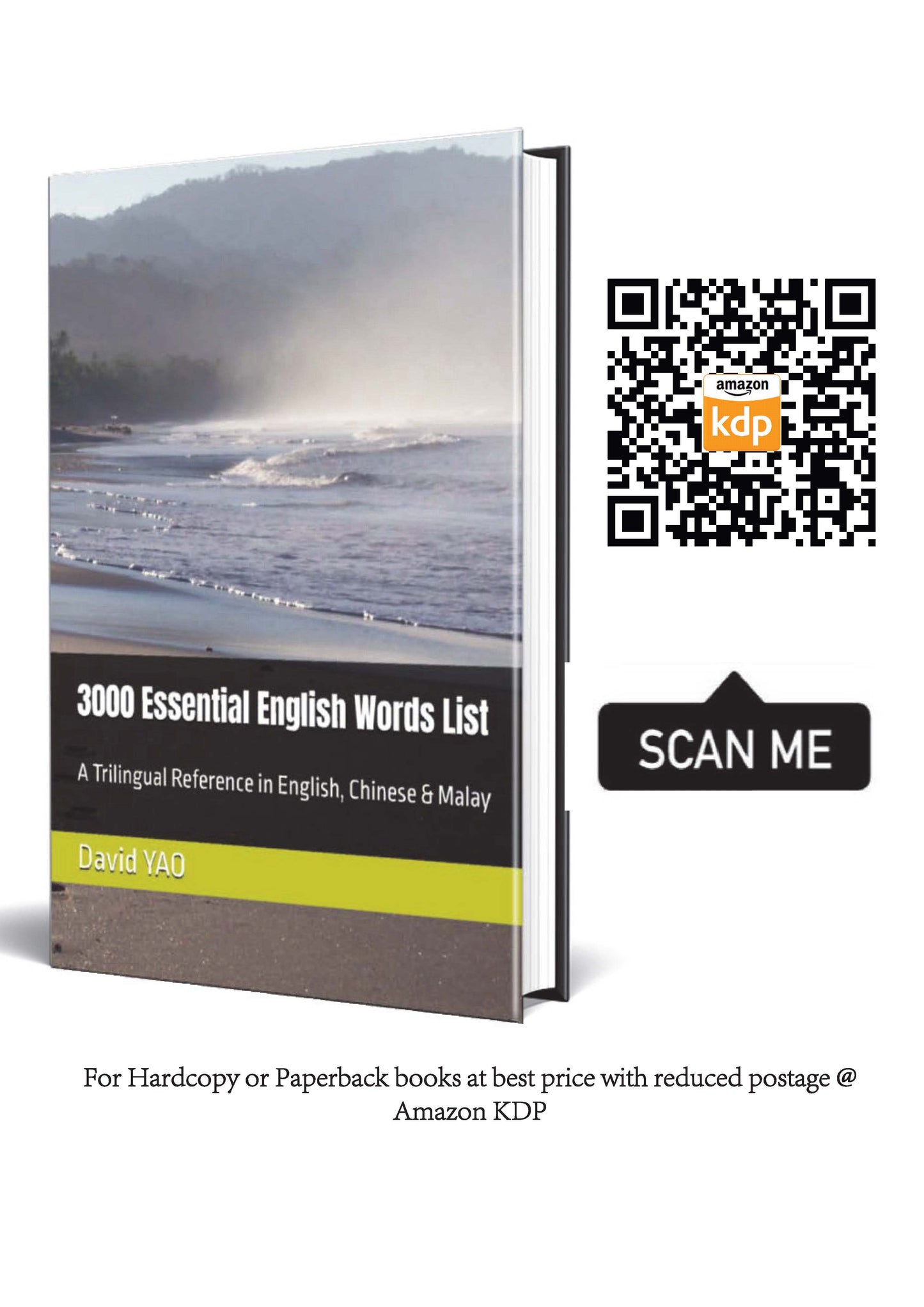 3000 Essential English Words List – A Trilingual Reference in English, Chinese & Malay 牛津英语核心词汇3000 中文、马来语对照