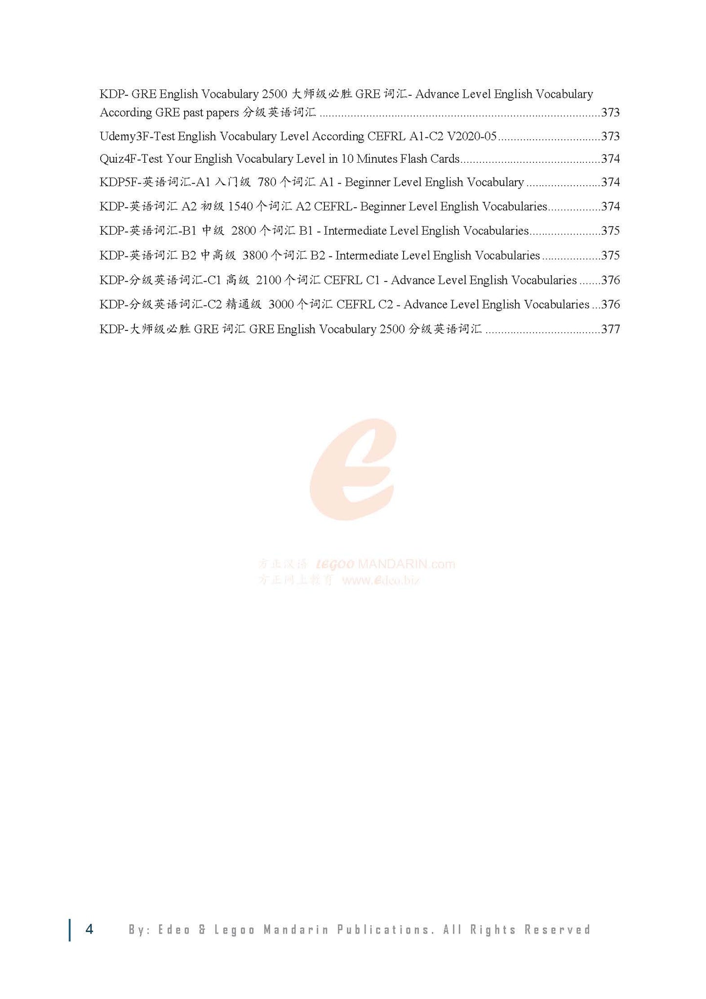 3000 Essential English Words List – A Trilingual Reference in English, Chinese & Malay 牛津英语核心词汇3000 中文、马来语对照