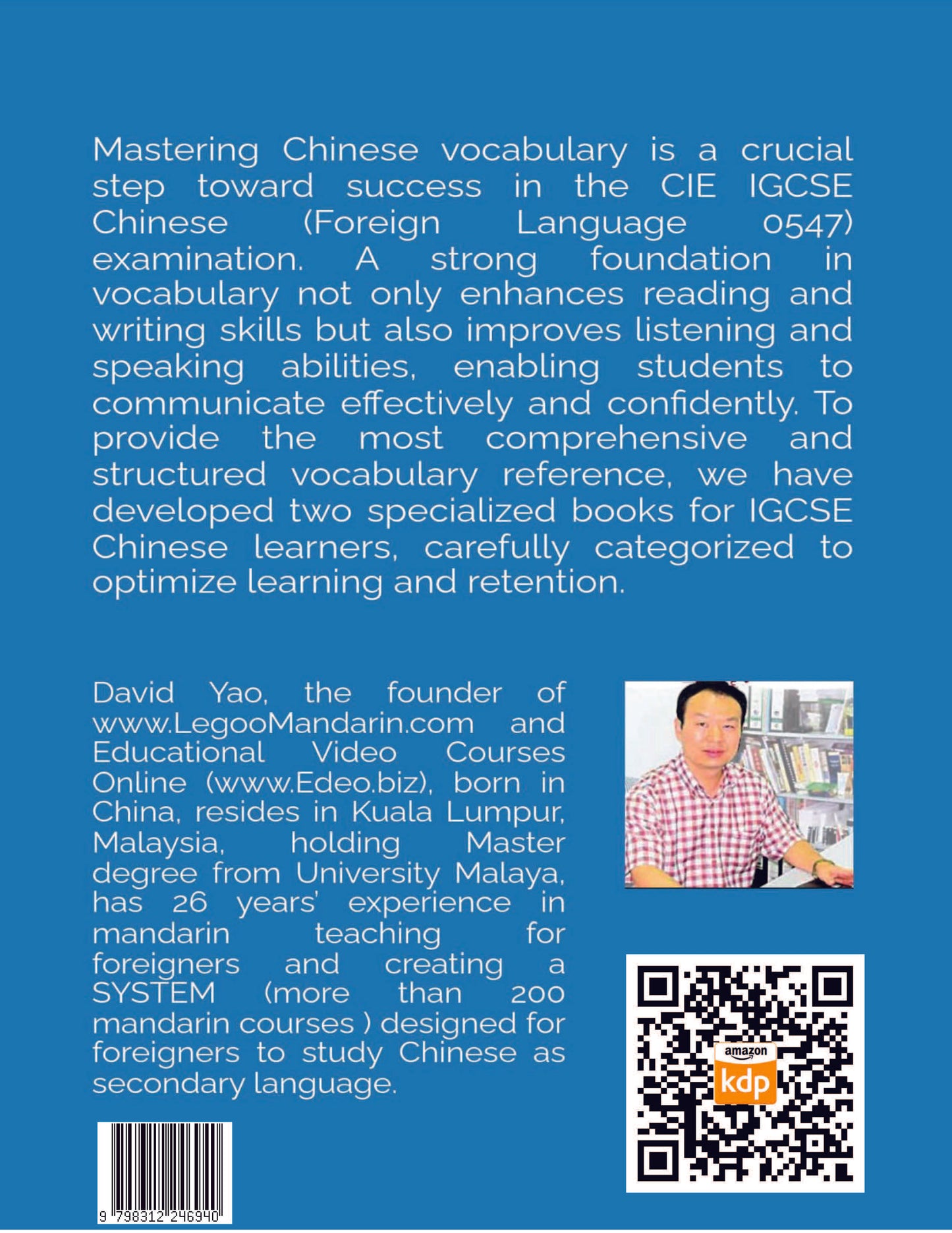 IGCSE Chinese Classified Vocabulary by Parts of Speech V2025