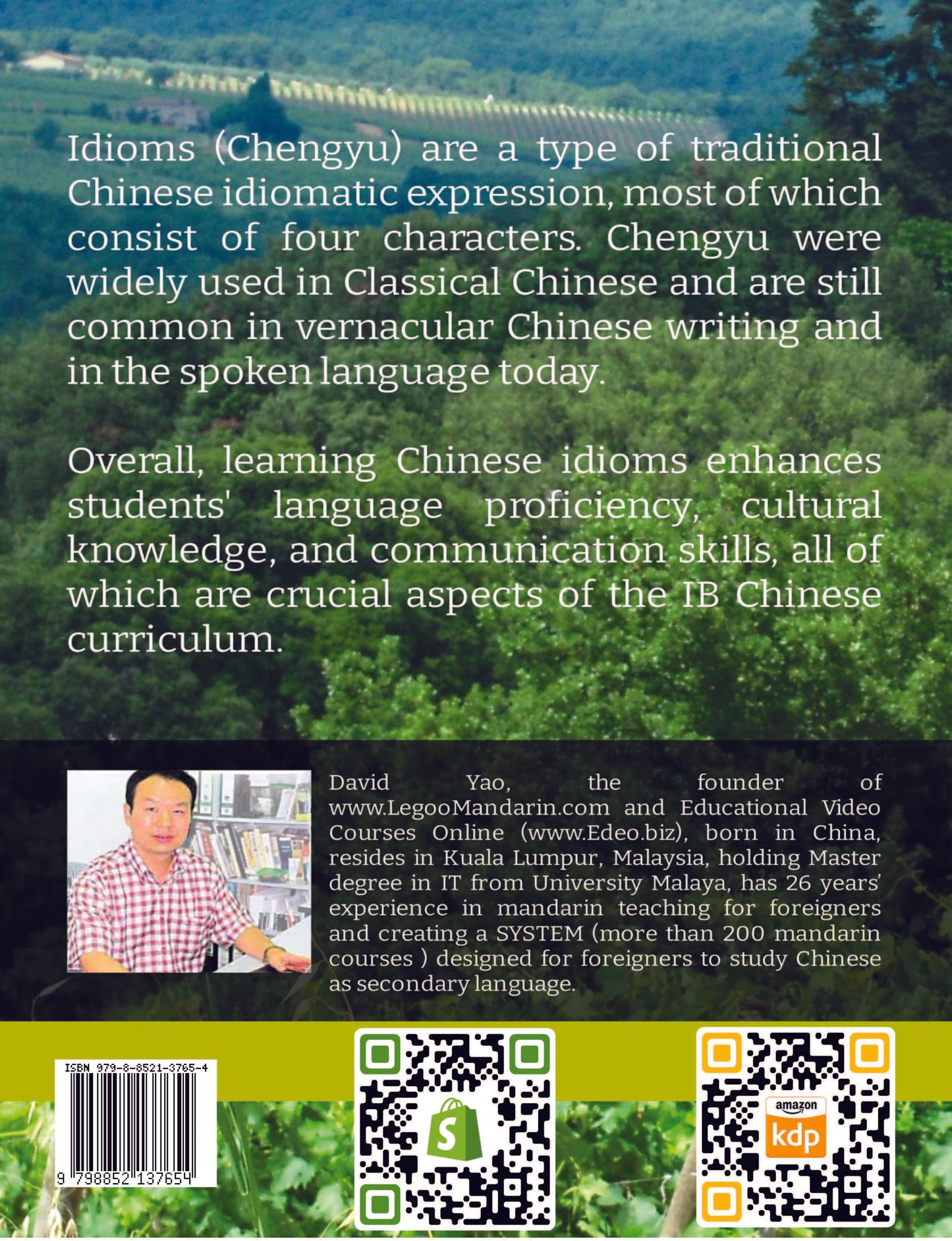 600 Chinese Idioms for IB Mandarin ab initio Success 解码成语,点亮IB中文考试成功之路