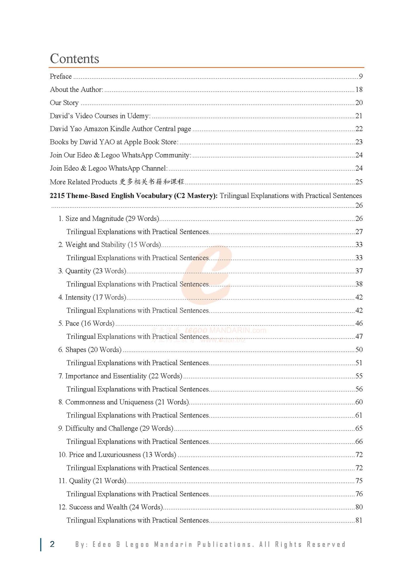Theme-Based English Vocabulary (Cambridge & CEFR C2 MASTERY)
