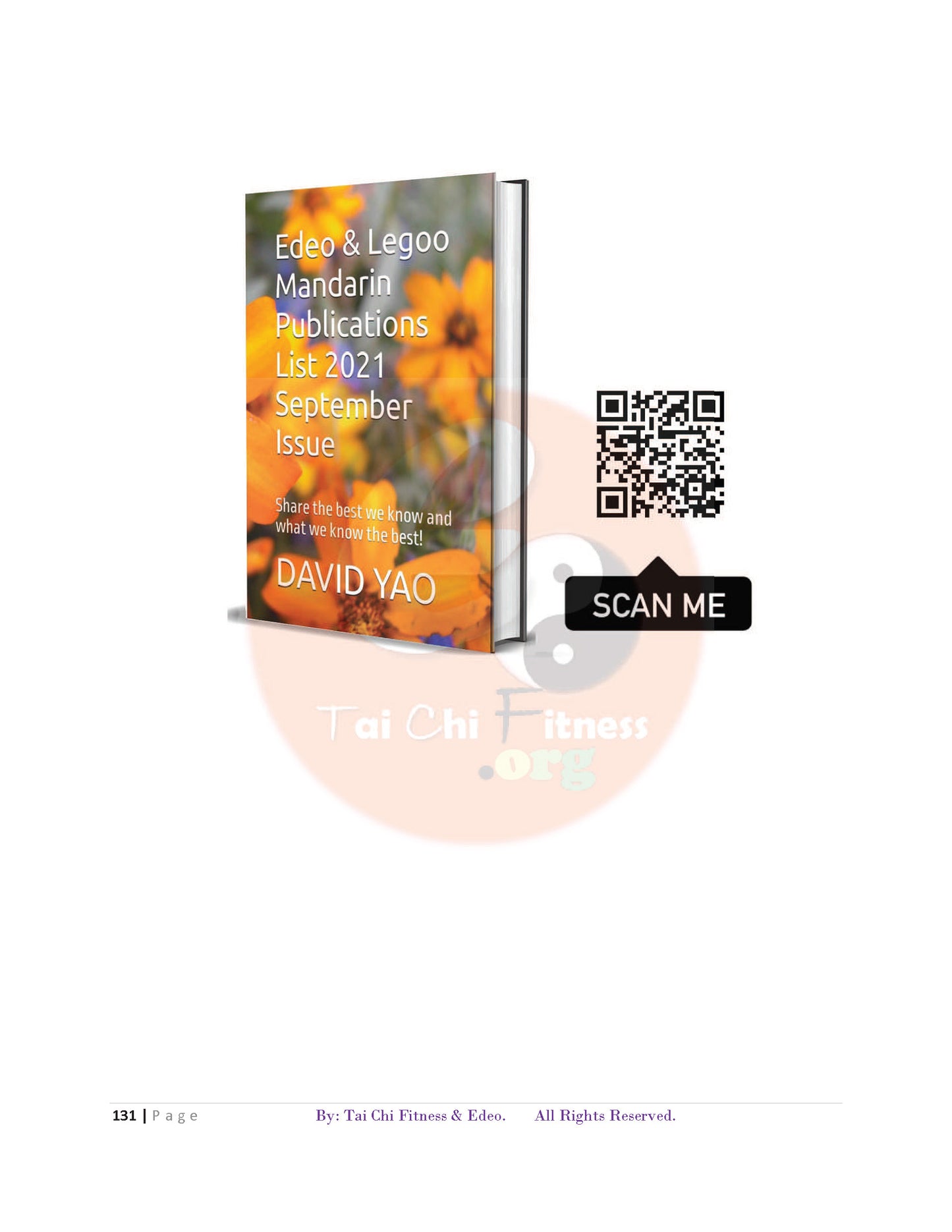 Tai Chi for Better Balance and Preventing Falls (PDF Book)