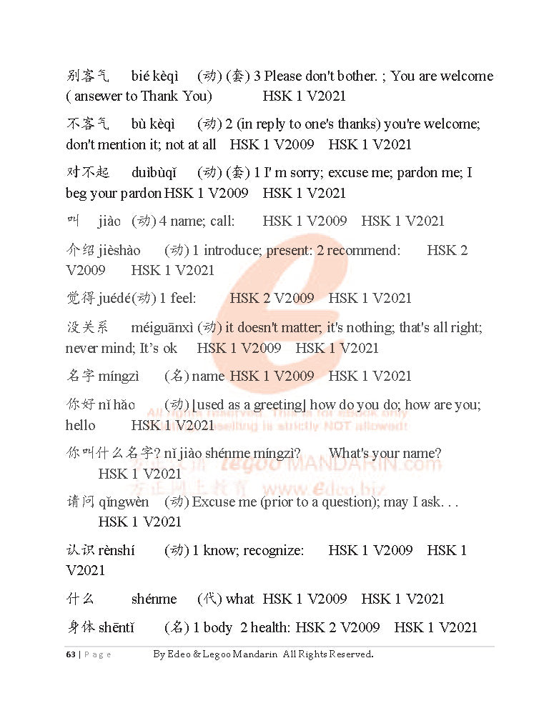 3841 Theme-based Chinese Vocabulary for Intermediate Level