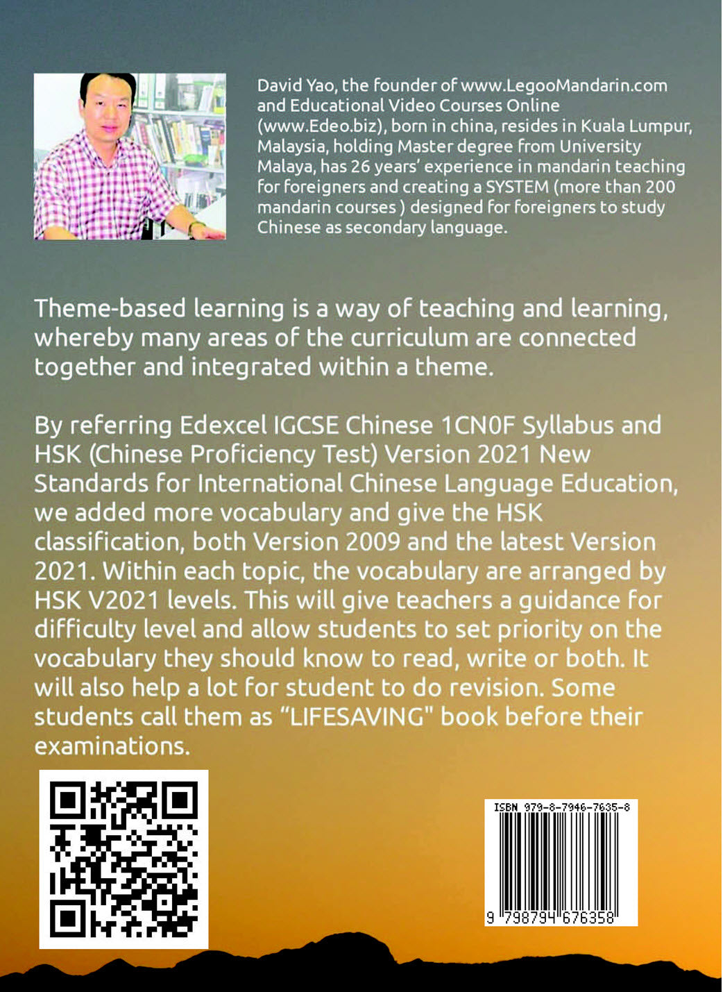 Theme-based Chinese Vocabulary for Edexcel IGCSE Chinese 4CN01-3 (3841 words)