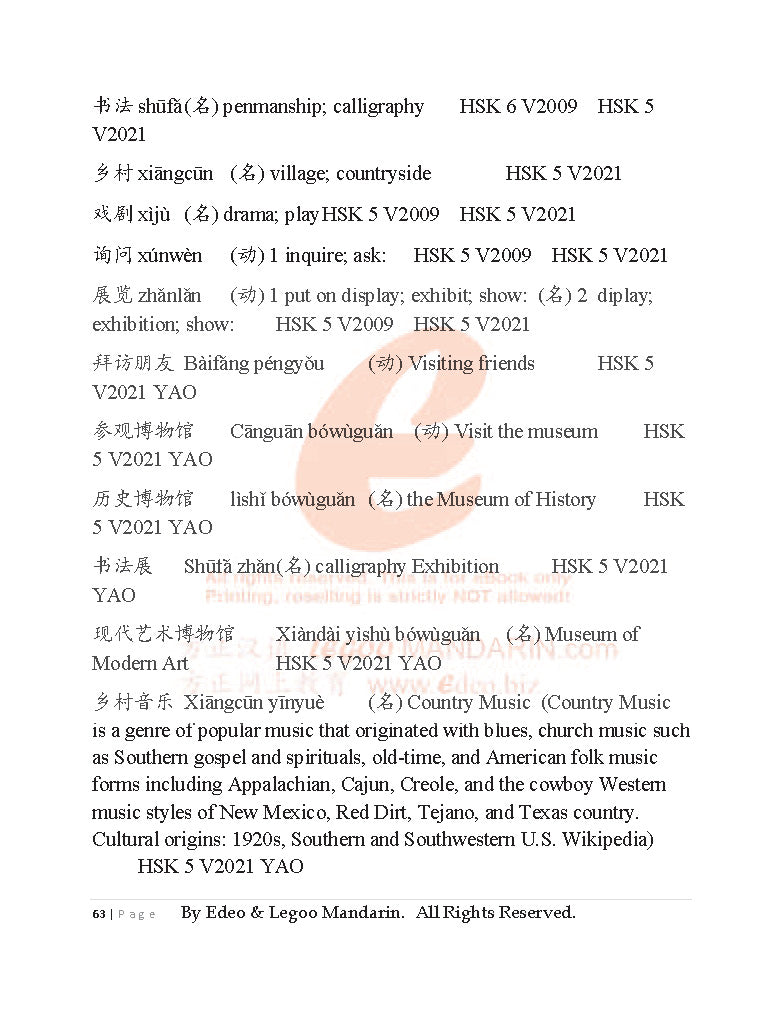 4040 Theme-based Chinese Vocabulary for Advance Level