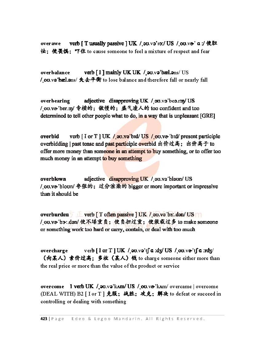 Comprehensive English Prefix and Suffix List Part 1-4