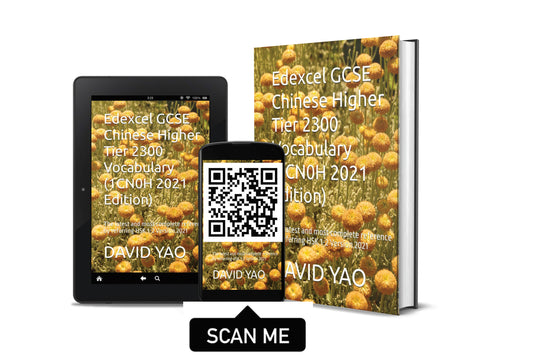 Edexcel GCSE Chinese Higher Tier 2300 Vocabulary (1CN0H 2021 Edition)