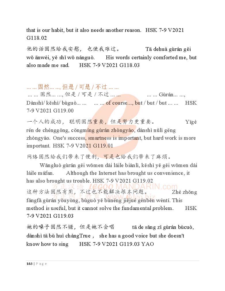HSK 7-9 Chinese Grammar