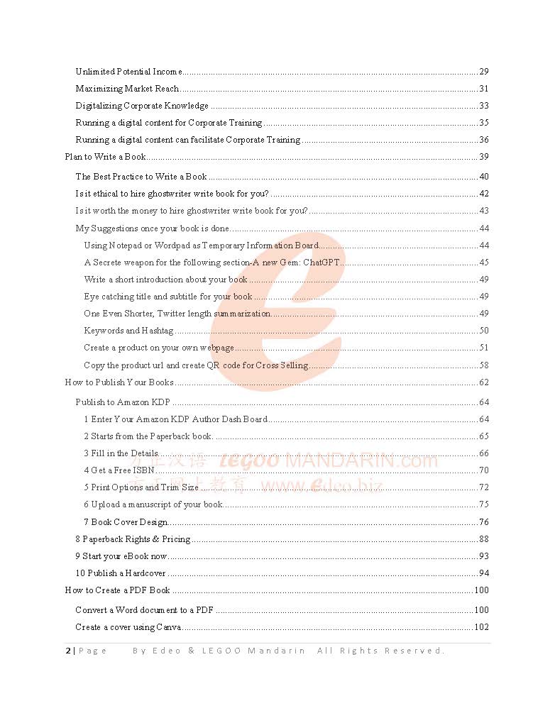 PDF- Passive Income through Digital Publishing-Selling Books on Amazon, Google Play Books, Apple Books, and Kobo