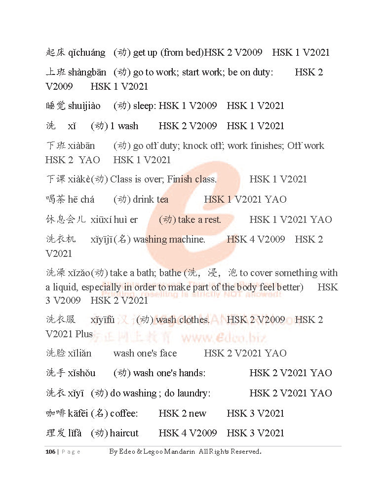 Theme-based Chinese Vocabulary for Edexcel IGCSE Chinese 1CN0H (3456 words)