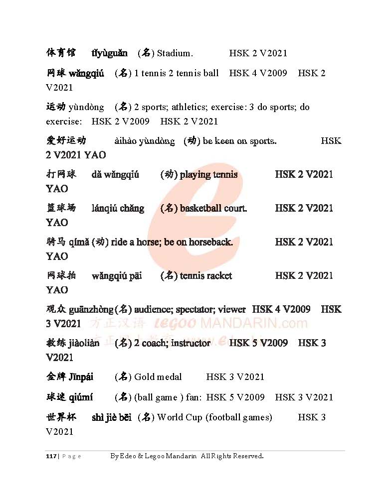 IB Mandarin Chinese B (ab Initio) theme-based Chinese Vocabulary (3456 words)