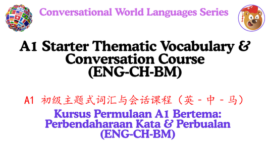 English CEFR‑A1 Thematic Foundation Course (Online in EN‑CH‑BM)