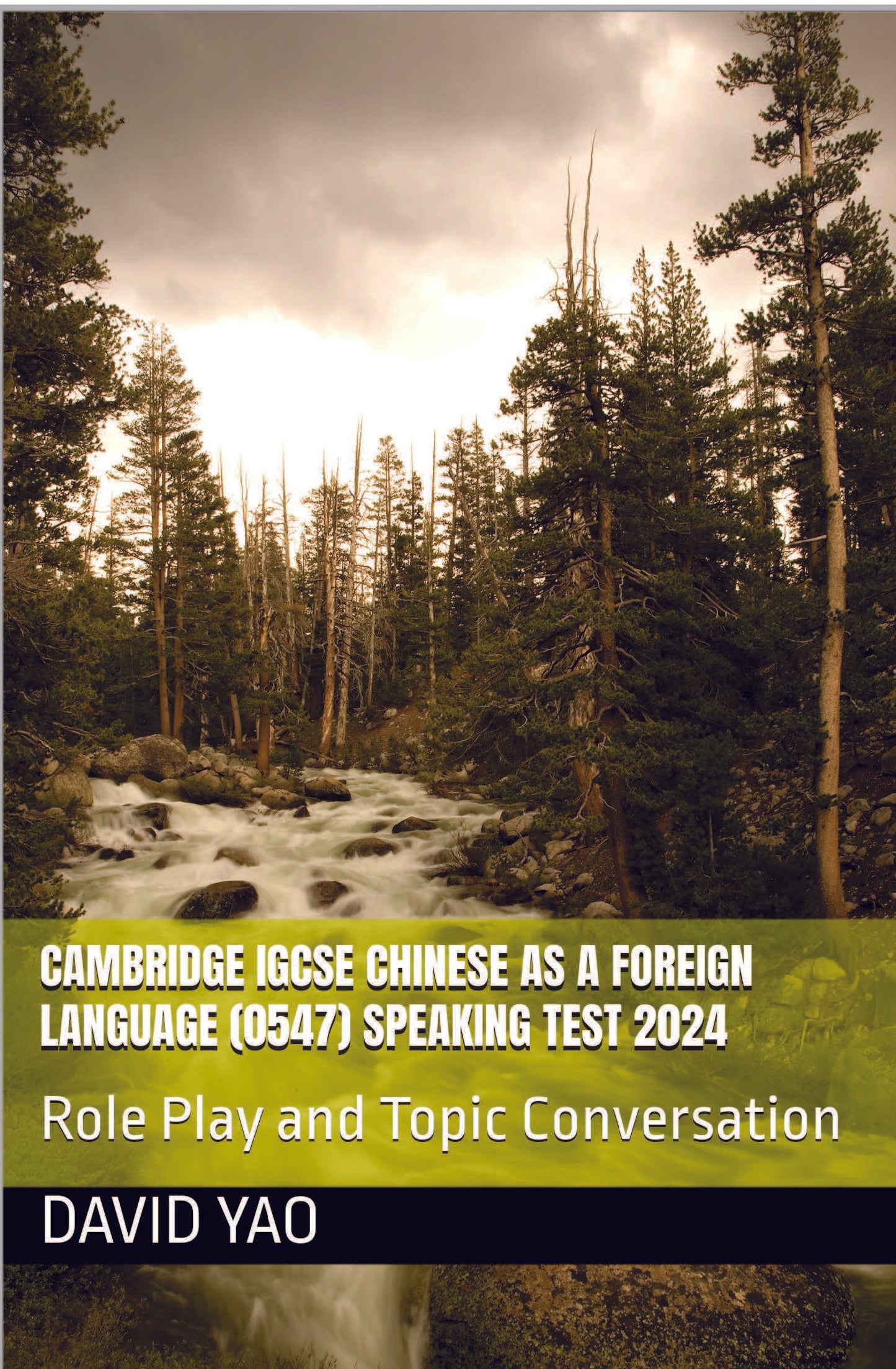 Cambridge IGCSE Chinese (0547) Speaking Test 2024 剑桥中学会考中文口语考试真题解析