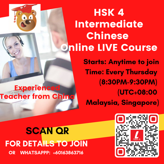 HSK 4 Chinese Online Skype LIVE Lessons