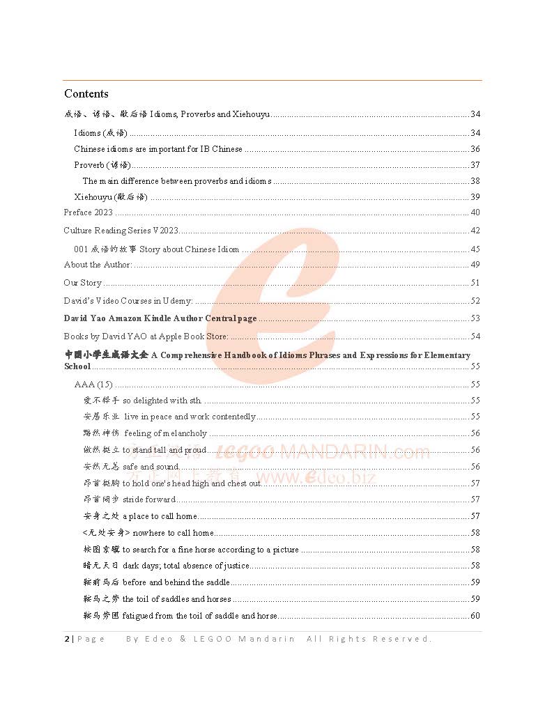 1000 Chinese Idioms for IB  B HL