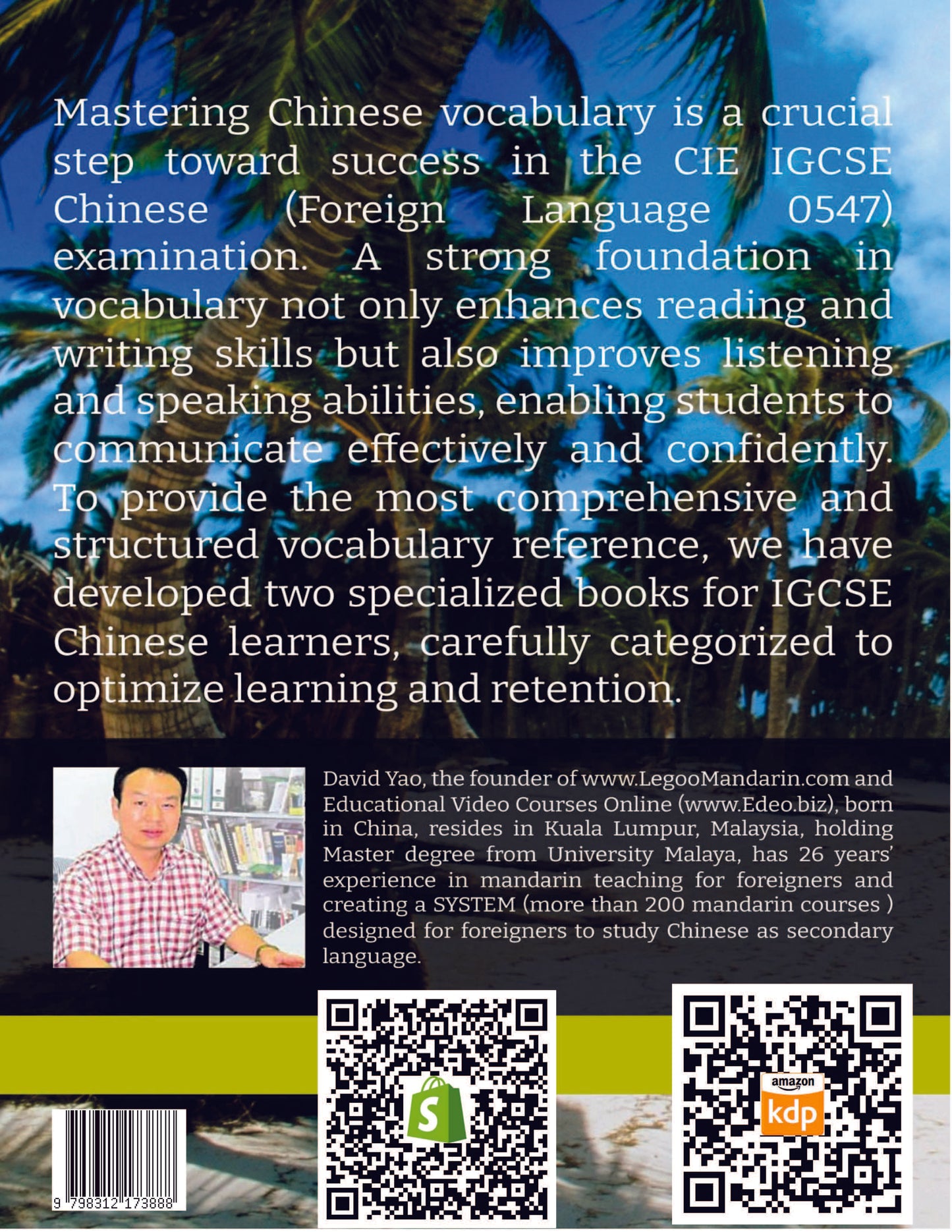 IGCSE Chinese Theme-Based Chinese Vocabulary V2025