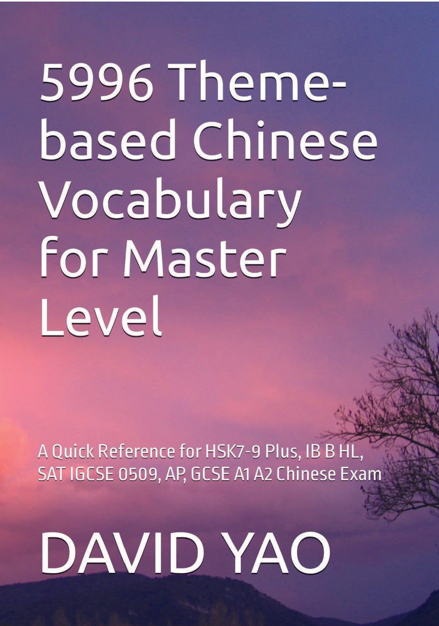 5996 Theme-based Chinese Vocabulary for Master Level