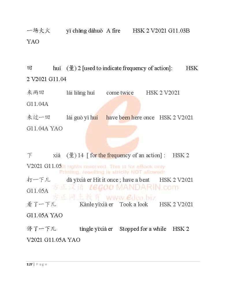 CIE IGCSE Chinese Grammar (0547 Foreign Language) V2021