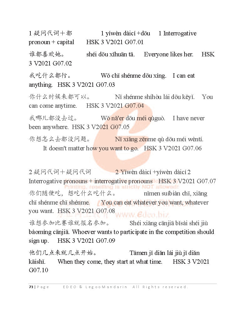 CIE IGCSE Chinese Grammar (0509 First Language) 2021 Edition