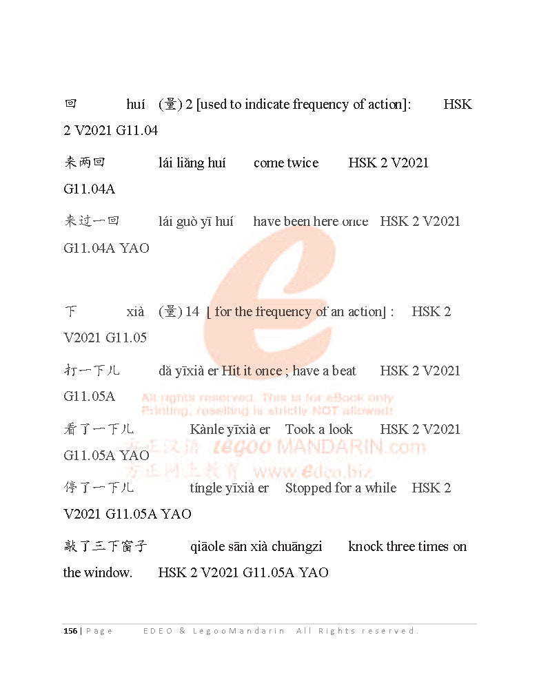 CIE IGCSE Chinese Grammar (0523 Second Language) 2021 Edition