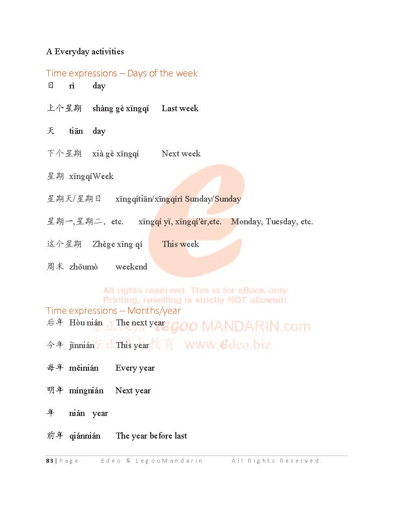 CIE IGCSE Chinese Vocabulary (Foreign Language 0547) V2022-2024