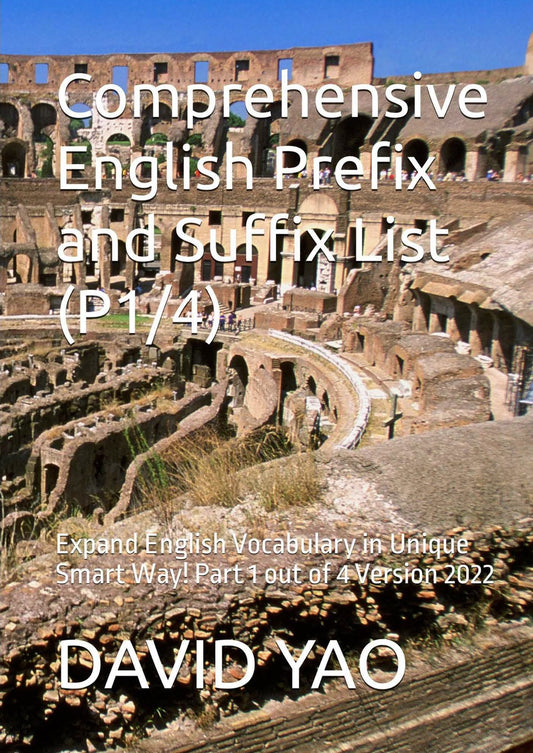 Comprehensive English Prefix and Suffix List Part 1-4