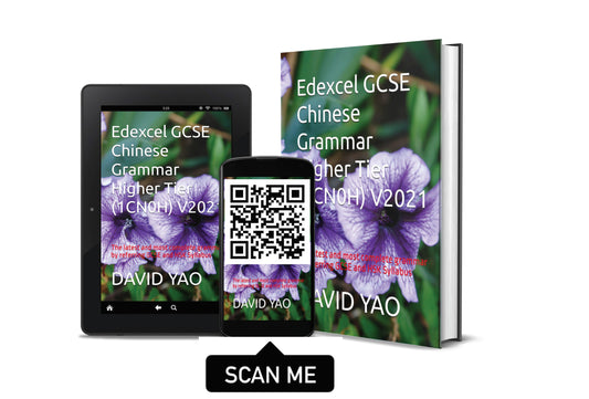 Edexcel GCSE Chinese Grammar Higher Tier (1CN0H) V2021