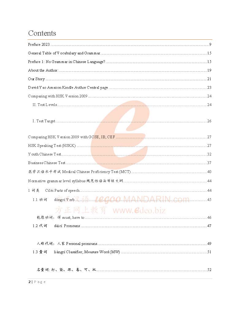 HSK 4 Chinese Grammar