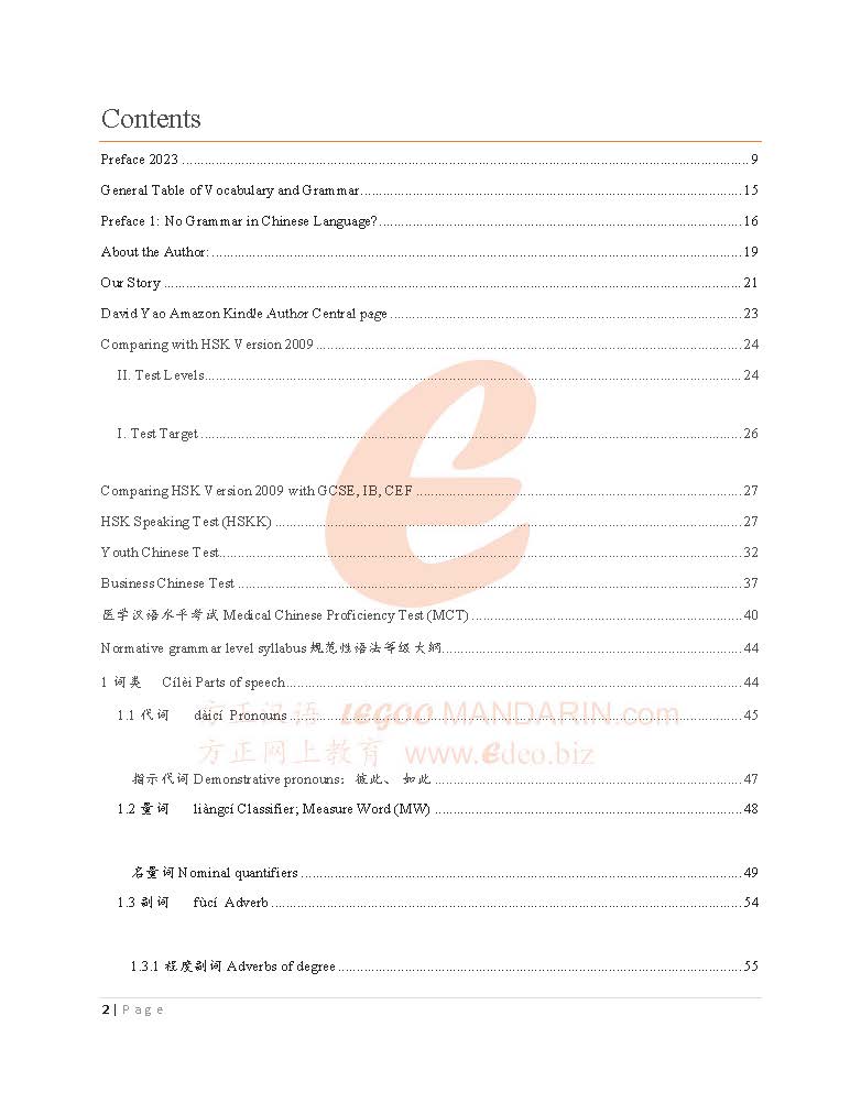 HSK 5 Chinese Grammar