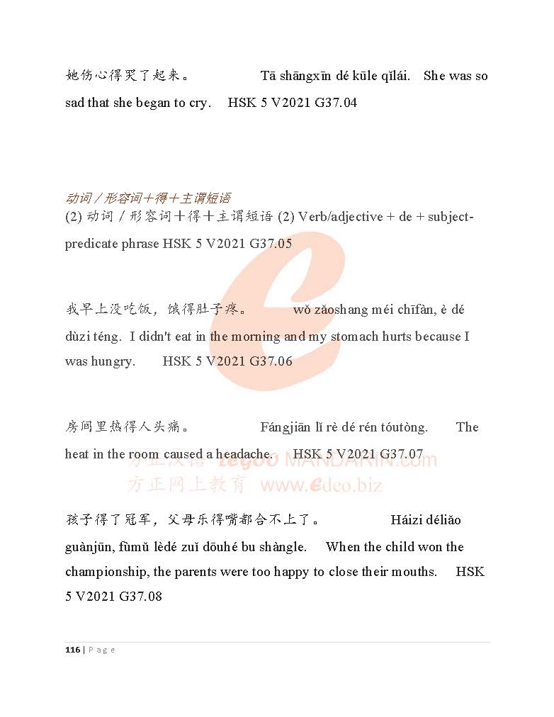 HSK 5 Chinese Grammar