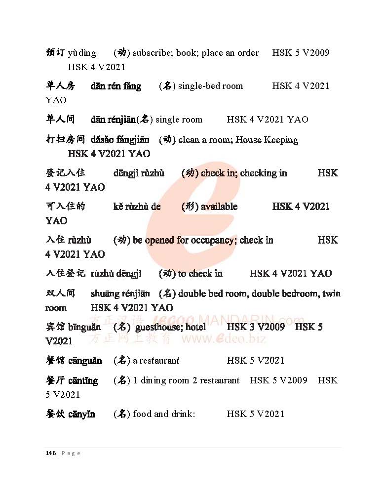 IB Chinese A (SL) Theme-based Chinese Vocabulary (4800 words)