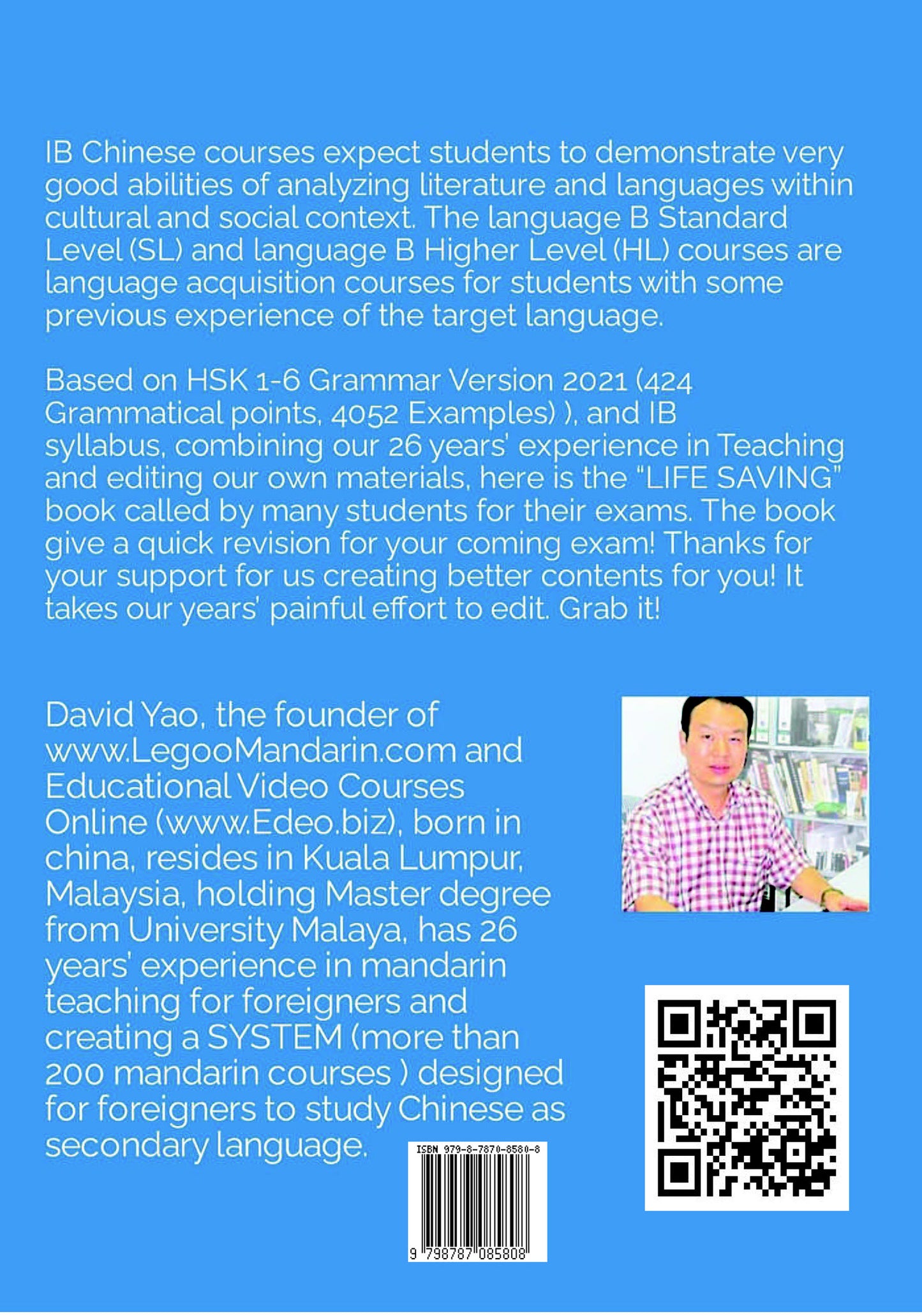 IB Chinese B (HL) Grammar 2022 Edition