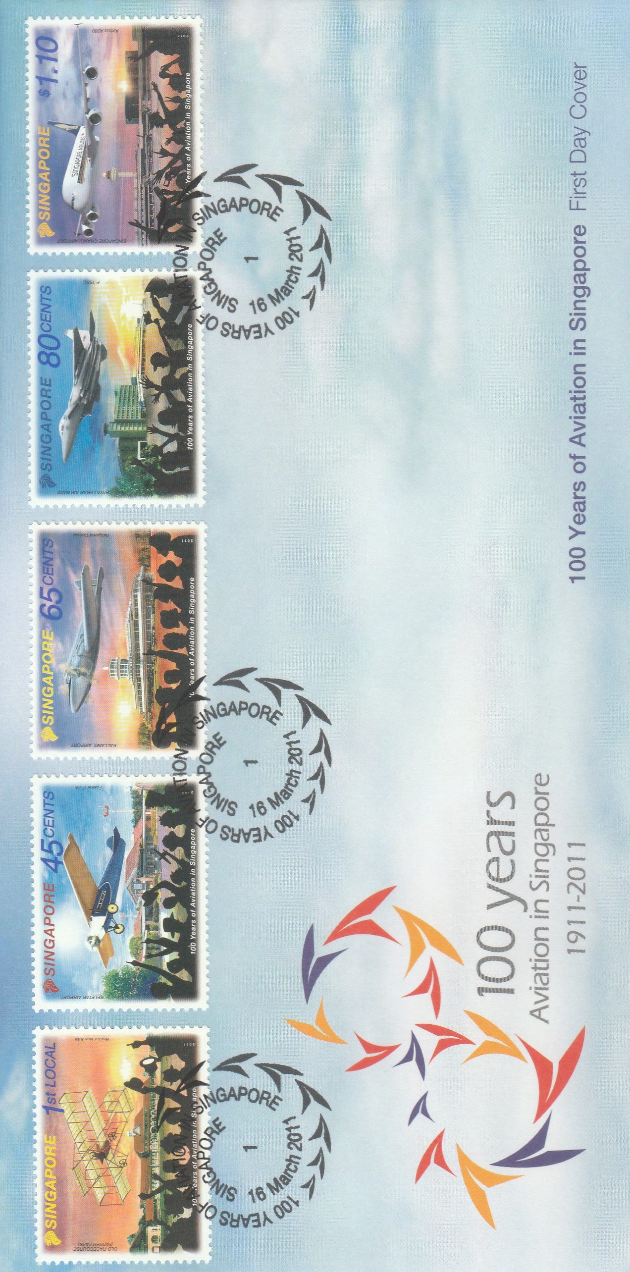 Snapshots of Singapore Through Postage Stamps-1609 FDC Images Collection