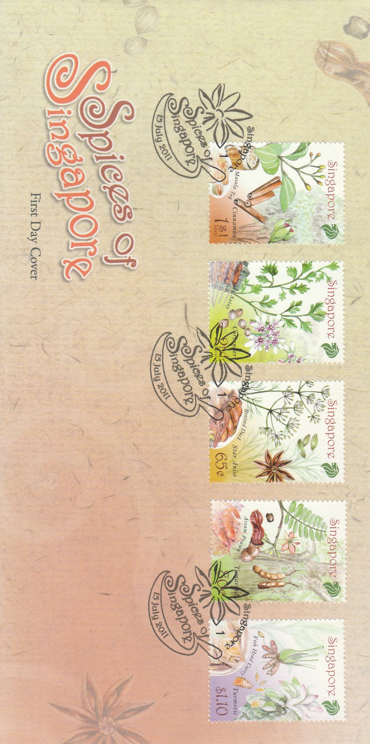 Snapshots of Singapore Through Postage Stamps-1609 FDC Images Collection