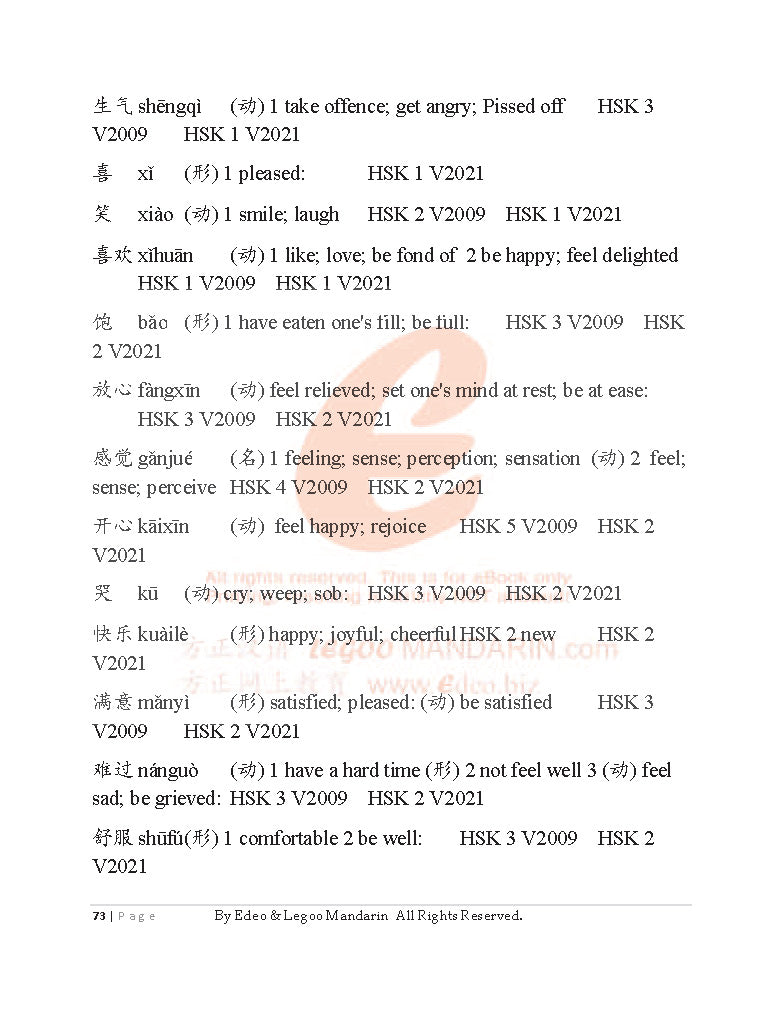 Theme-based Chinese Vocabulary For CIE IGCSE 0523 (3841 Words ...