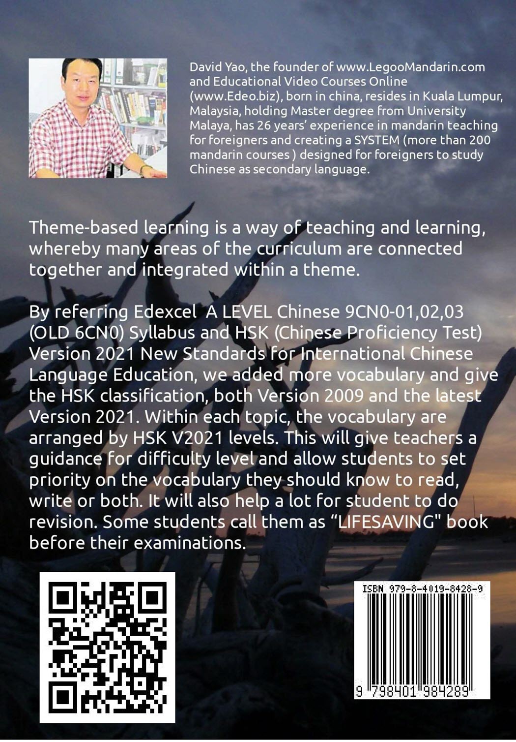 Theme-based Edexcel GCE A Level Chinese Vocabulary 9CN0 (4733 words)