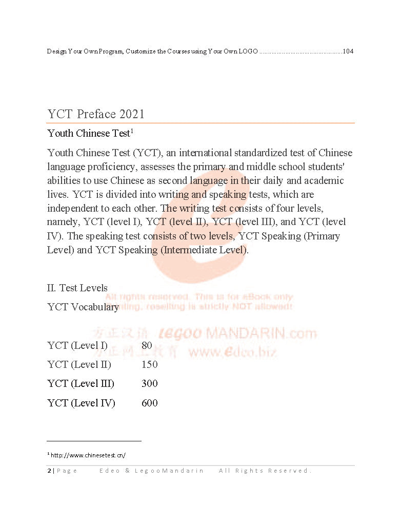 YCT 1 Chinese Intensive Reading for Kids Y10901 - 新中小学生汉语考试